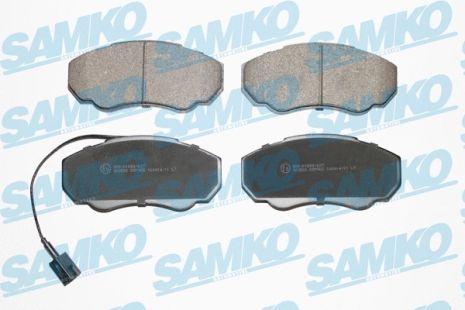 Комплект гальмівних колодок PEUGEOT BOXER, FIAT DUCATO, CITROËN JUMPER, SAMKO (5SP966)