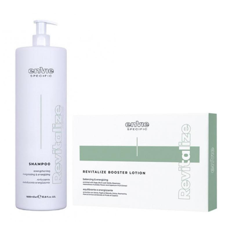 Набор Envie Specific Revitalize шампунь ампулы против выпадения и для роста волос (EN372/EN376), 1000+10x10 мл Набор Envie Specific Revitalize шампунь ампулы против выпадения и для роста волос (EN372/EN376), 1000+10x10 мл