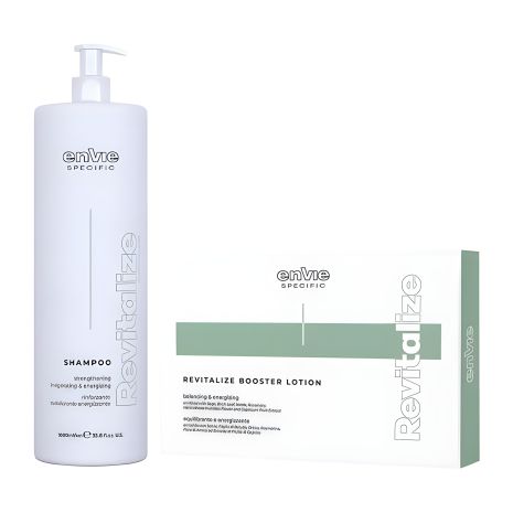 Набор Envie Specific Revitalize: шампунь и ампулы против выпадения и для роста волос (EN372/EN376), 1000+10x10 мл