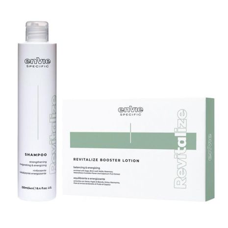 Набор Envie Specific Revitalize шампунь ампулы против выпадения и для роста волос (EN369/EN376), 250+10x10 мл