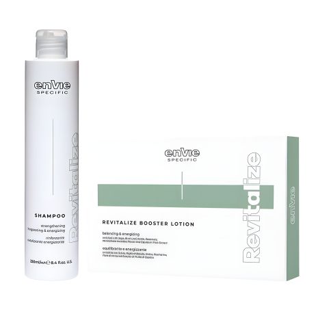 Набір шампуню і ампул Envie Specific Revitalize проти випадіння і для росту волосся (EN369/EN376), 250+10x10 мл Набір шампуню і ампул Envie Specific Revitalize проти випадіння і для росту волосся (EN369/EN376), 250+10x10 мл