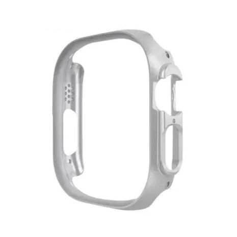 Бампер для Apple Watch HOCO iWatch Ultra WS5 Guardian hollow protective case, 49mm, Silver