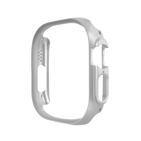 Бампер для Apple Watch HOCO iWatch Ultra WS5 Guardian hollow protective case, 49mm, Silver