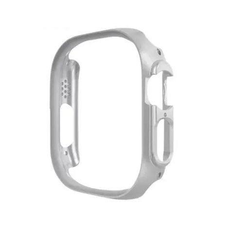 Бампер для Apple Watch HOCO iWatch Ultra WS5 Guardian hollow protective case(49mm) Silver