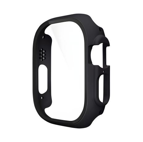 Защитный бампер для Apple Watch HOCO iWatch Ultra WS6 Shadow с плёнкой (49mm) чёрный