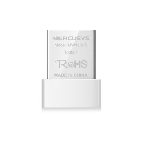 Адаптер USB WiFi Mercusys MW150US, N150, 802.11n, g, b, 150Mbps, 2.4GHz, 20dBm