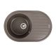 Гранітна кухонна мийка VALESO 7750 LIRA матова Темна скеля
