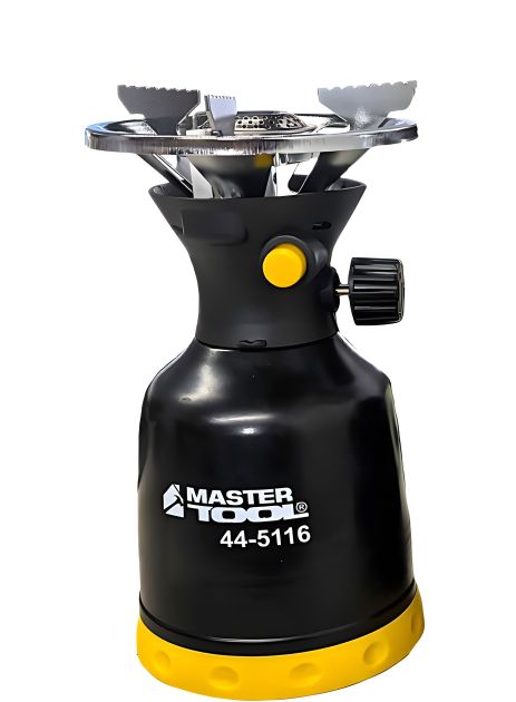 Газовий примус MASTERTOOL з п'єзопідпалом 2.16 кВт, витрата 154.3 г/год (44-5116) Газовий примус MASTERTOOL з п'єзопідпалом 2.16 кВт, витрата 154.3 г/год (44-5116)