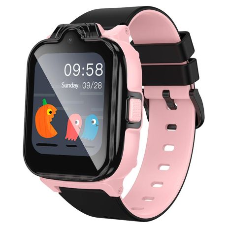 Дитячий смарт годинник Hoco Y104 (4G) з функцією дзвінка, GPS, Wi-Fi, LBS, 8MP, 700mAh, 1-2d, pink Дитячий смарт годинник Hoco Y104 (4G) з функцією дзвінка, GPS, Wi-Fi, LBS, 8MP, 700mAh, 1-2d, pink