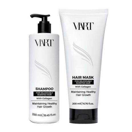 Набір VIART DUO with Collagen шампунь і маска для легкого розчісування пошкодженого волосся, 250+200 мл