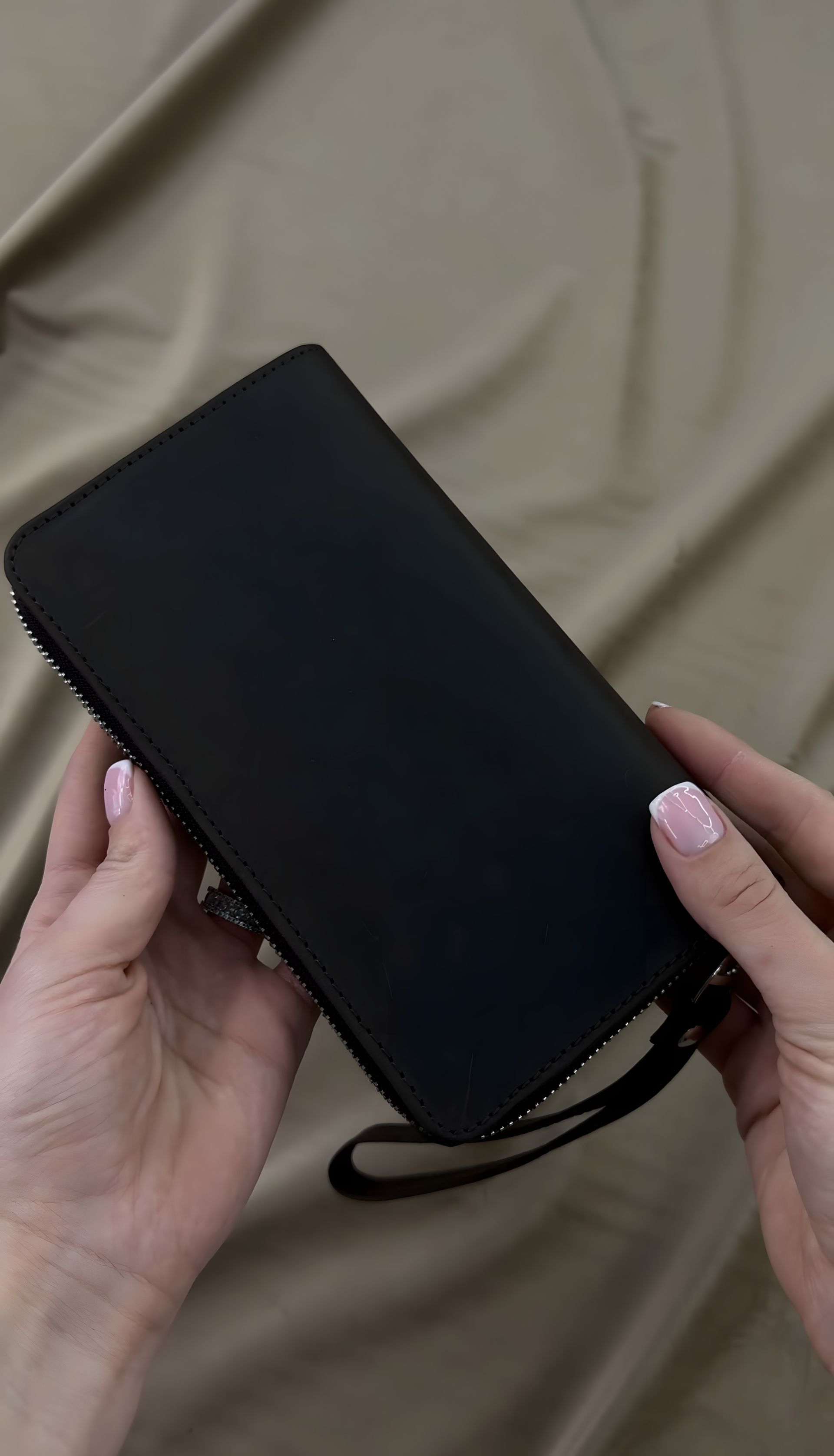 Кожаный клатч-кошелек из натуральной кожи Crazy Horse, коричневый Кожаный клатч-кошелек из натуральной кожи Crazy Horse, коричневый