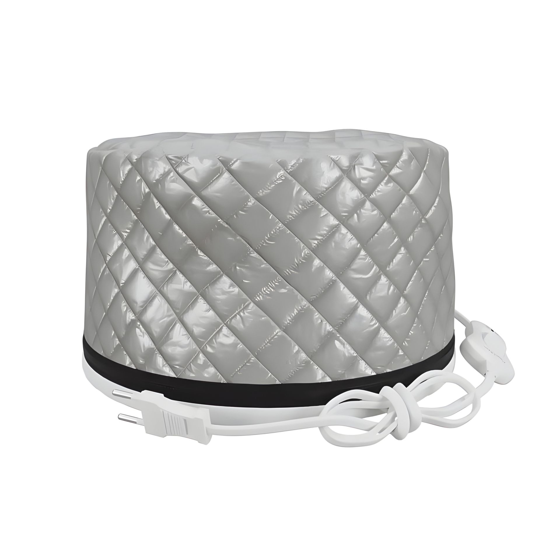 Электрическая термошапка-сушуар для масок, ламинирования и лечения волос (серая) Электрическая термошапка-сушуар для масок, ламинирования и лечения волос (серая)