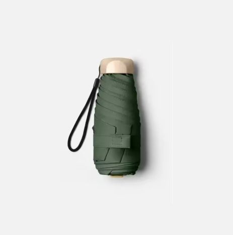 Зонт карманный UPF50 dark green