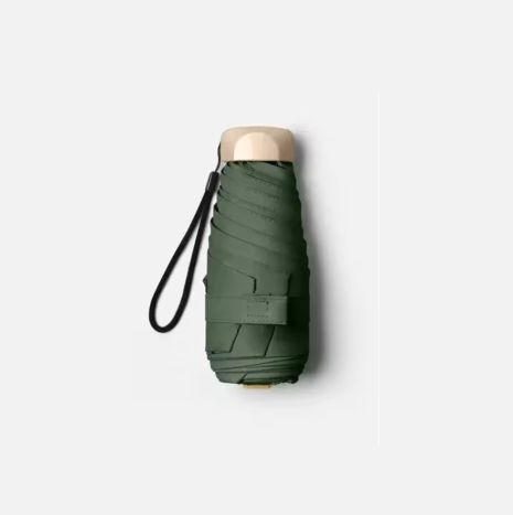 Зонт карманный UPF50 dark green