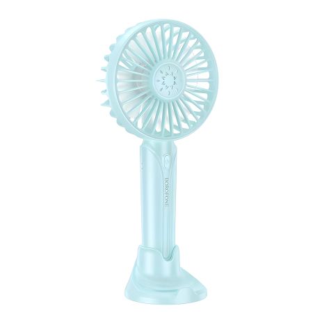 Вентилятор BOROFONE DBF01 Precious small handheld fan |3 speed, 4h| Синий Вентилятор BOROFONE DBF01 Precious small handheld fan |3 speed, 4h| Синий