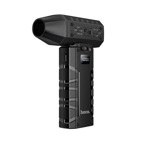 Вентилятор HOCO Force FAN HX67, 100 Speed, LED, 3000mAh, 3.5h, black