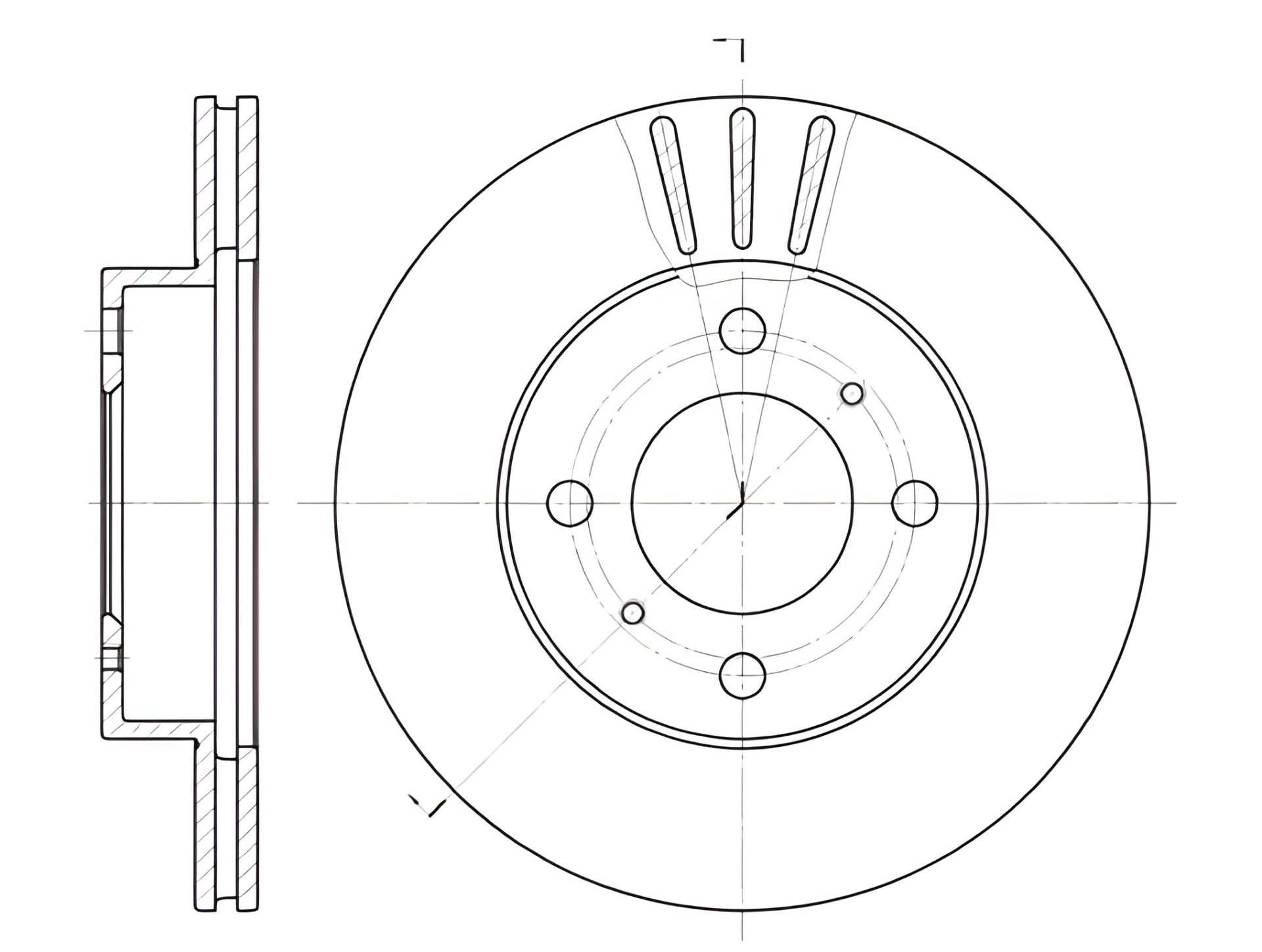 Гальмівний диск SOUEAST V3, PROTON WIRA, MITSUBISHI CARISMA, REMSA (655710) Гальмівний диск SOUEAST V3, PROTON WIRA, MITSUBISHI CARISMA, REMSA (655710)