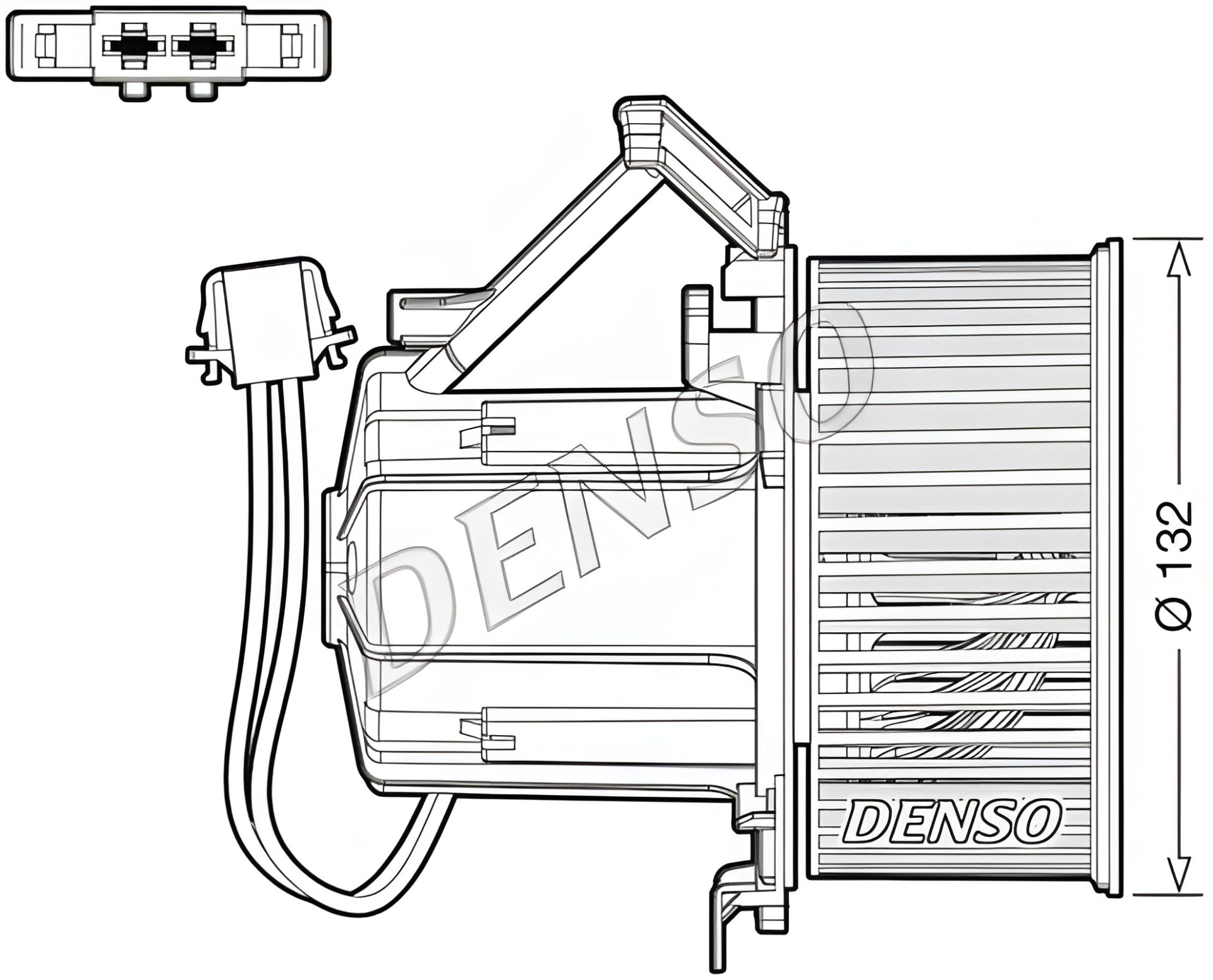 Вентилятор салону для AUDI A5, AUDI A4, AUDI Q5, DENSO (DEA02009) Вентилятор салону для AUDI A5, AUDI A4, AUDI Q5, DENSO (DEA02009)