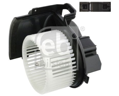 Вентилятор салону NISSAN KUBISTAR, RENAULT KANGOO, FEBI BILSTEIN (173873)