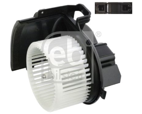 Вентилятор салона NISSAN KUBISTAR, RENAULT KANGOO, FEBI BILSTEIN (173873)