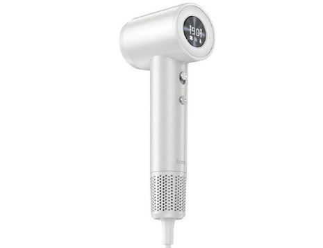 Фен HOCO HP10, high-speed negative ion hair dryer with digital display, 2 speed, 2 temperatures, 110000rpm, 1600W, white