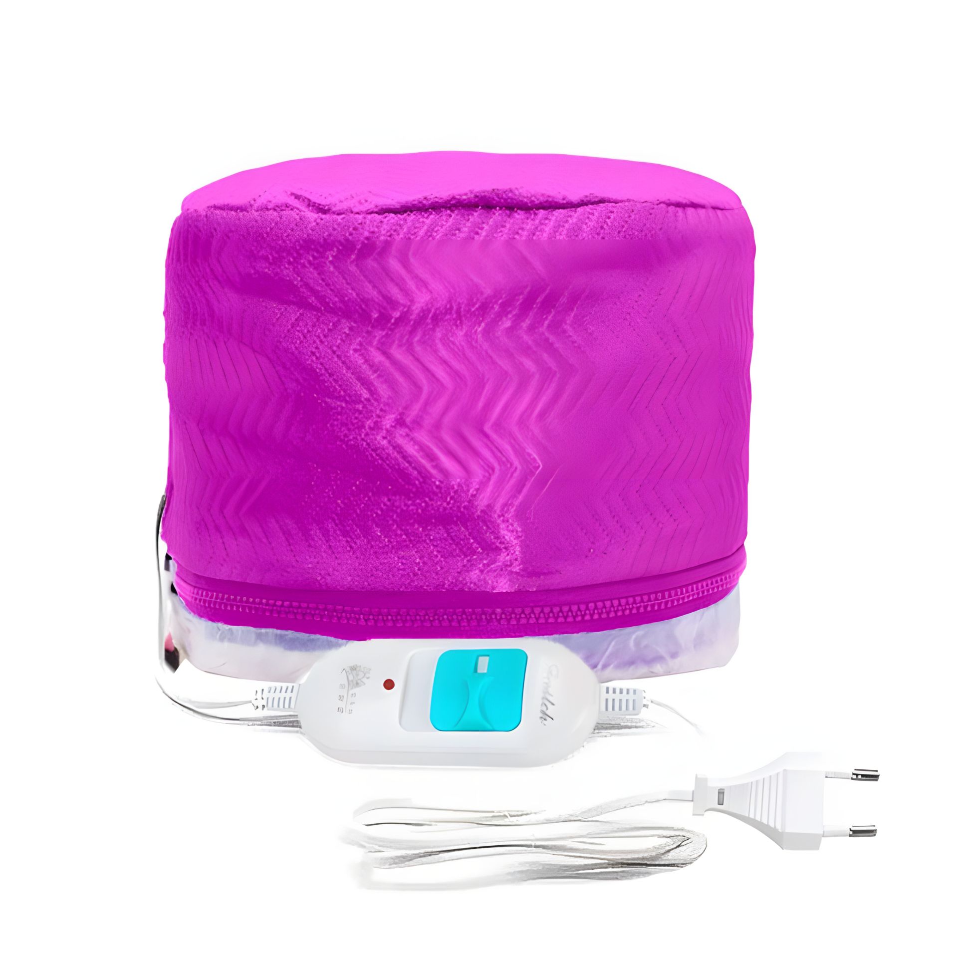 Сушуар термошапка електрична для волосся, масок, ламінування та лікування, малинова тканинна Сушуар термошапка електрична для волосся, масок, ламінування та лікування, малинова тканинна