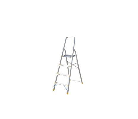 Алюминиевая лестница с 4 ступенями h=850 мм, max 150 кг MASTERTOOL 79-1104