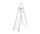 Алюминиевая лестница 8 ступеней h=1720 мм max 150 кг MASTERTOOL 79-1108