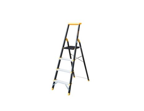 Лестница алюминий/сталь 4 ступени h=846 мм max 150 кг MASTERTOOL 79-1204 Лестница алюминий/сталь 4 ступени h=846 мм max 150 кг MASTERTOOL 79-1204