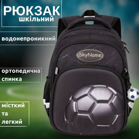 Школьный рюкзак Sky Name (Winner) для мальчика 1-4 класс, принт Мячик , на 2 отделения Школьный рюкзак Sky Name (Winner) для мальчика 1-4 класс, принт Мячик , на 2 отделения