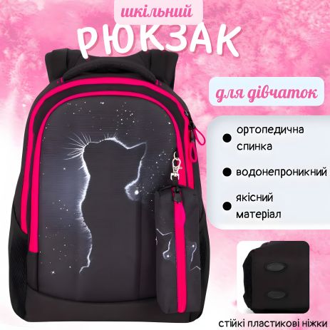 Школьный рюкзак Winner /SkyName для подростков, пенал в комплекте Школьный рюкзак Winner /SkyName для подростков, пенал в комплекте