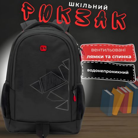 Рюкзак шкільний з USB-слотом для підлітків Winner/SkyName