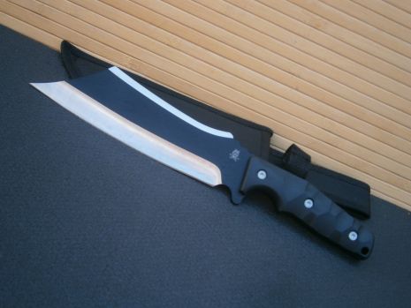 Ніж фултанг мисливський Вlack Wolf JL-58К в чохлі 30 см