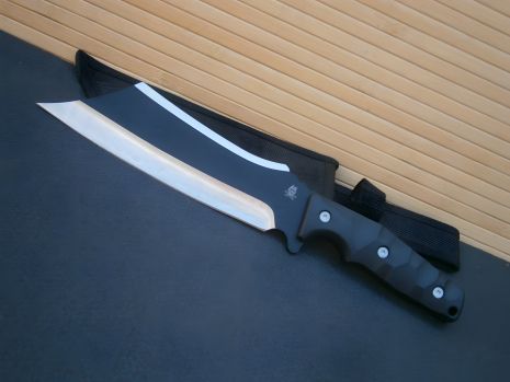 Мисливський ніж фултанг Вlack Wolf JL-58К в чохлі 30 см