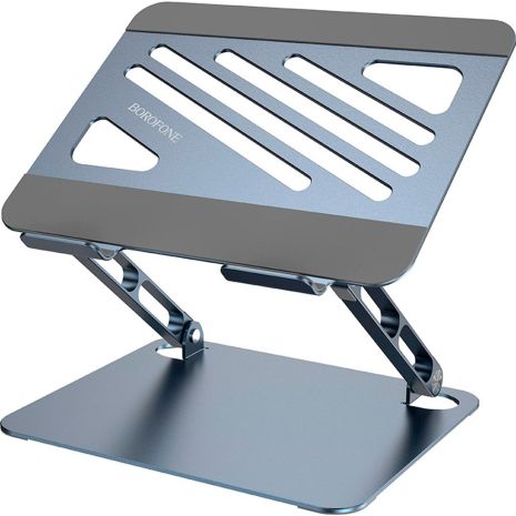 Подставка для ноутбука BOROFONE BH115 Plus Vito metal notebook stand Metal Gray Подставка для ноутбука BOROFONE BH115 Plus Vito metal notebook stand Metal Gray