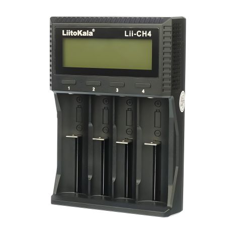 LiitoKala Lii-CH4 Універсальний зарядний пристрій для акумуляторів 18650, АА, ААА, 4 слоти