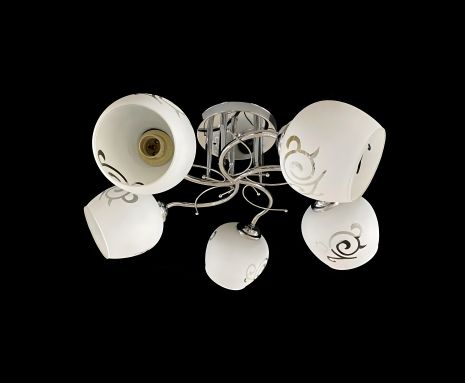 Стельова люстра на 5 плафонів VALESO 9936/5 (Хром)