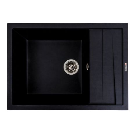 Гранітна матова кухонна мийка CASCADA VALESO 7050 чорний металік Гранітна матова кухонна мийка CASCADA VALESO 7050 чорний металік