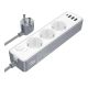Сетевой Удлинитель Borofone BAC9 (PD20W/1C3A)(EU)(L=2M) Белый