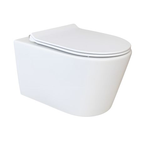 Подвесной безободковый унитаз Keramika Nova W106