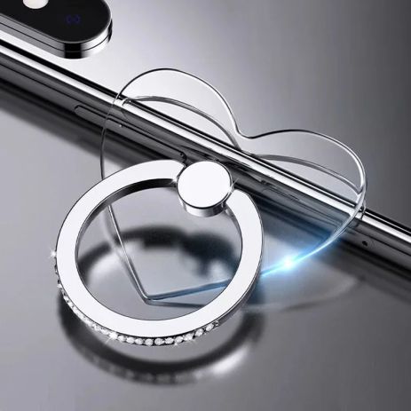 Прозорий тримач для телефона кішка серце попсокет у формі кішки кільце на палець PopSocket Прозорий тримач для телефона кішка серце попсокет у формі кішки кільце на палець PopSocket