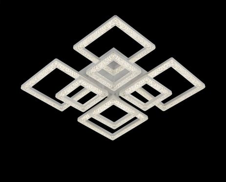 Потолочная люстра INTEREES IS 2188A-4+4C (белый) Потолочная люстра INTEREES IS 2188A-4+4C (белый)