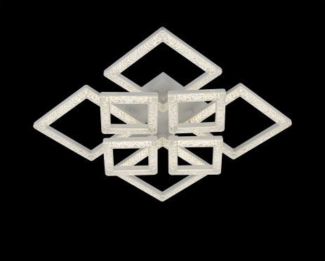 Стильна LED Стельова Люстра IS 2188-4+4C (Білий)