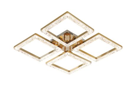 Золотая светодиодная потолочная люстра 2186-4C Золотая светодиодная потолочная люстра 2186-4C