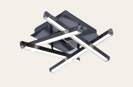 Чорна LED люстра 1040-4 Чорна LED люстра 1040-4