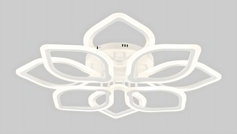 Потолочный светильник модели IS 2302-4+4B WH (Белый) Потолочный светильник модели IS 2302-4+4B WH (Белый)