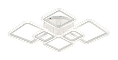 LED Стельова Люстра 5107-2+2+2 (Білий) - Сучасний дизайн