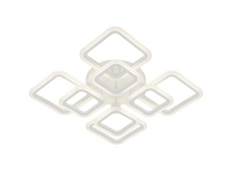 Світлодіодна стельова люстра IS 5106A-4+4 (Біла)