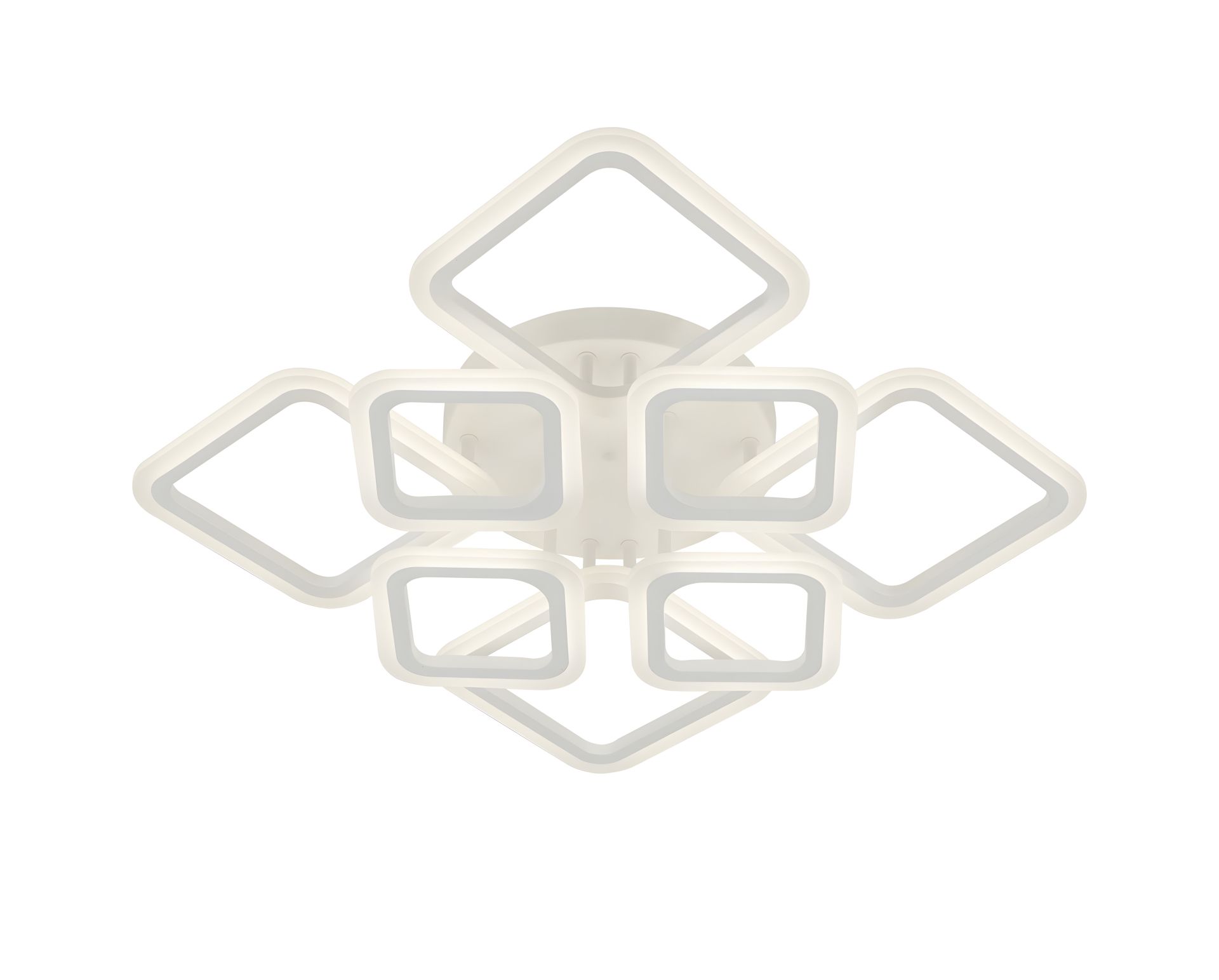 LED Стельова Люстра IS 5106-4+4 (Біла) LED Стельова Люстра IS 5106-4+4 (Біла)