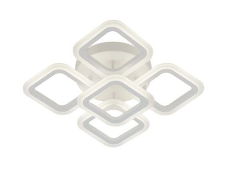 LED Стельова Люстра 5104-4+1S (Білий)